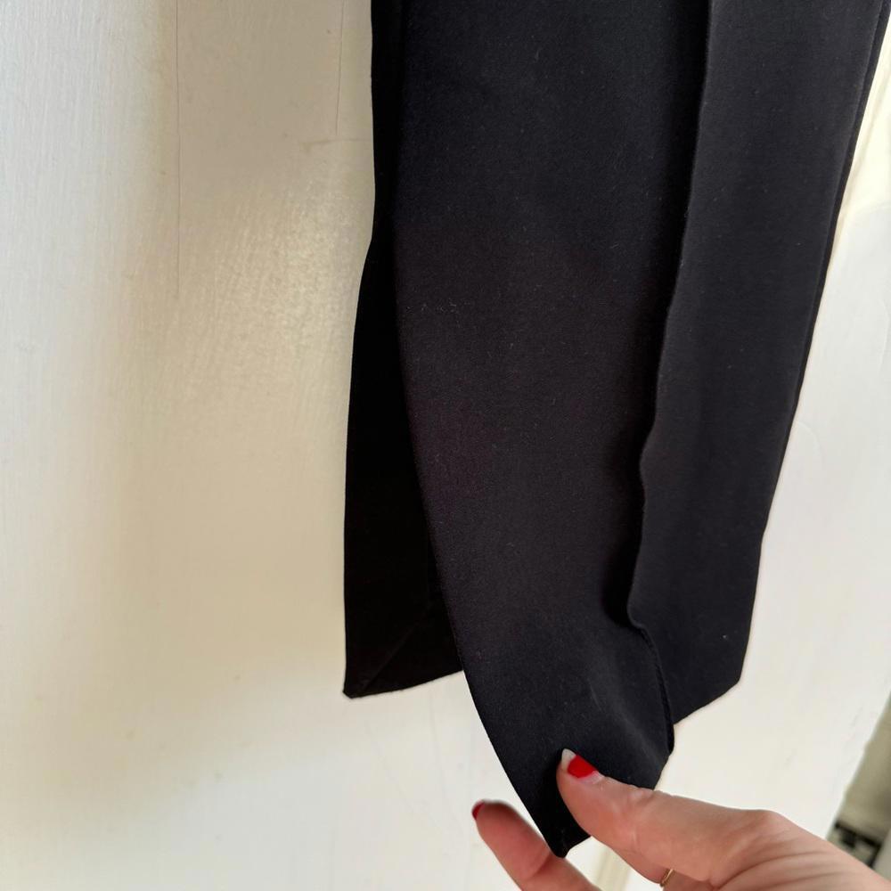 Toteme Black Zalana Split Hem Trousers - Picture 7 of 8